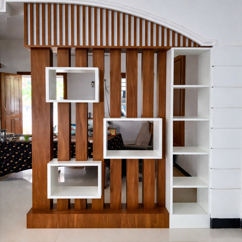 glass kitchen partition design