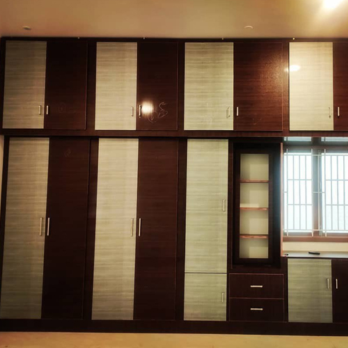 modern pvc cupboard with shelves