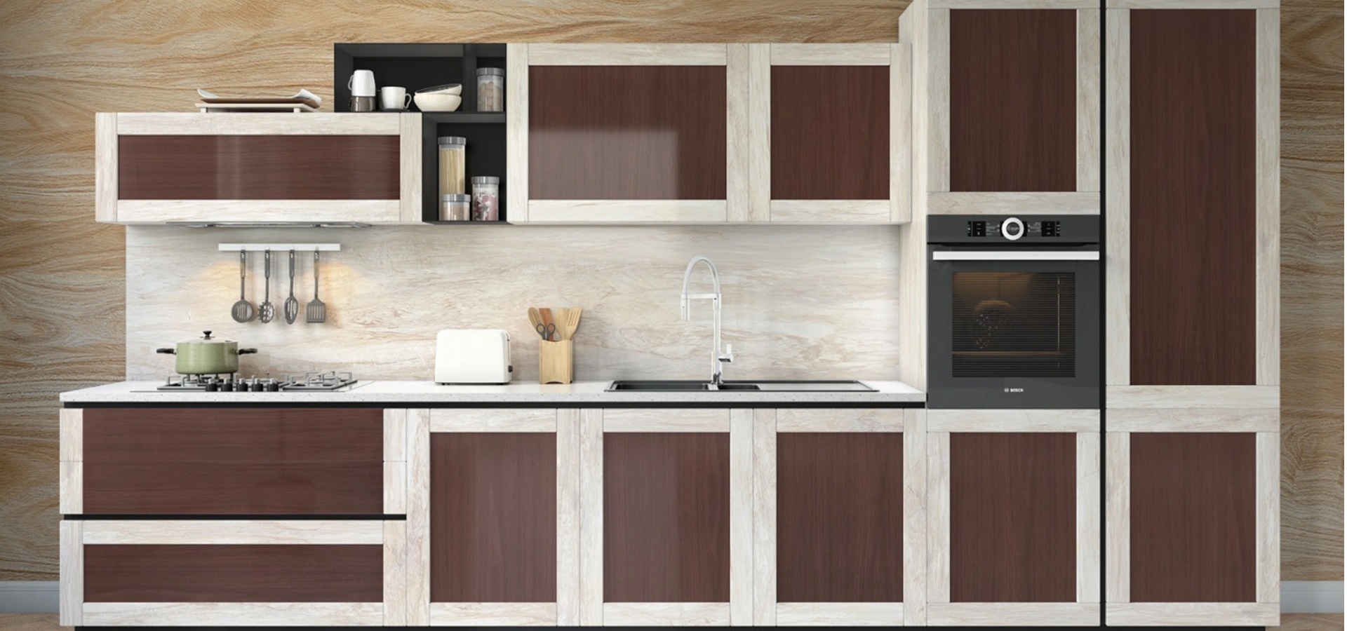 pvc cupboard interior design