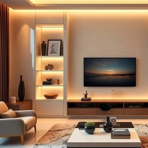 wall mounted tv unit with storage